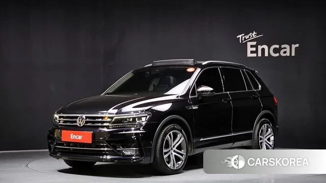 Volkswagen Tiguan second Generation 2020 Черный из Кореи