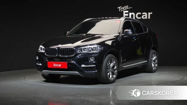BMW X6 (F16) 2018 Черный из Кореи