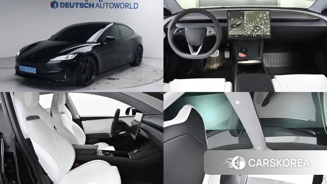 Tesla Model 3 2024 Черный из Кореи