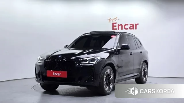 BMW iX3 2023 Черный из Кореи