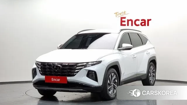 Hyundai Tucson Hybrid (NX4) 2021 Белый из Кореи