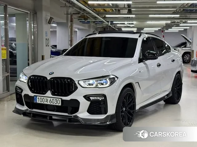 BMW X6 (G06) 2020 Белый из Кореи
