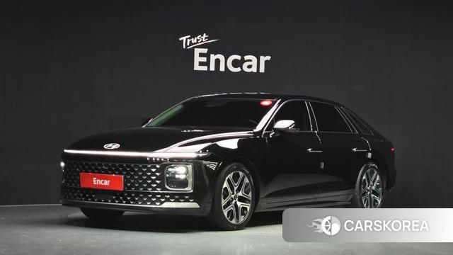 Hyundai Grandeur (GN7) 2022 Черный из Кореи