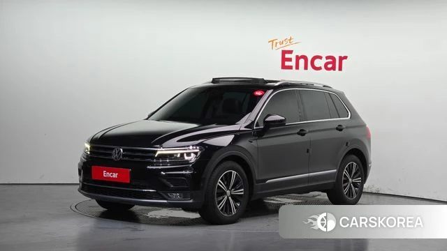 Volkswagen Tiguan second Generation 2020 Черный из Кореи