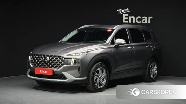 Hyundai The New Santa Fe 2022 Серый из Кореи