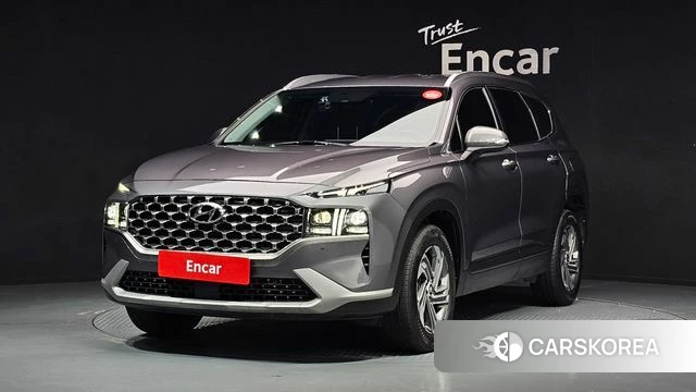 Hyundai The New Santa Fe 2022 Серый из Кореи