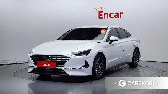 Hyundai Sonata Hybrid (DN8) 2021 Белый из Кореи