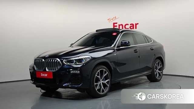BMW X6 (G06) 2021 Черный из Кореи