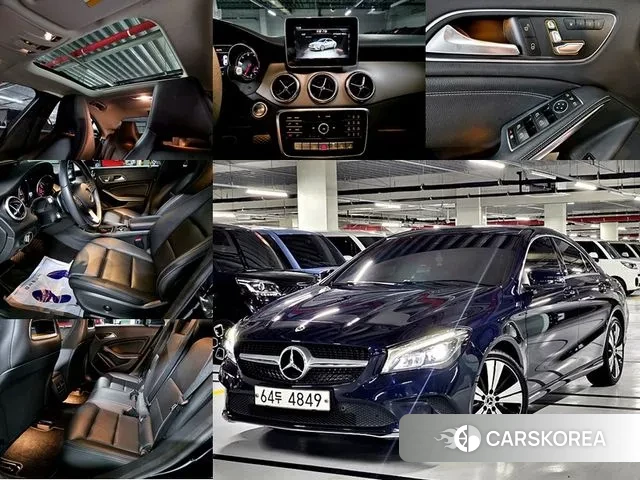 Mercedes-Benz CLA-Class C117 2018 Синий из Кореи