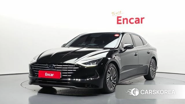 Hyundai Sonata Hybrid (DN8) 2019 Черный из Кореи