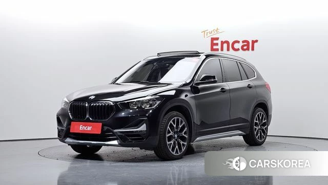 BMW X1 (F48) 2022 Черный из Кореи