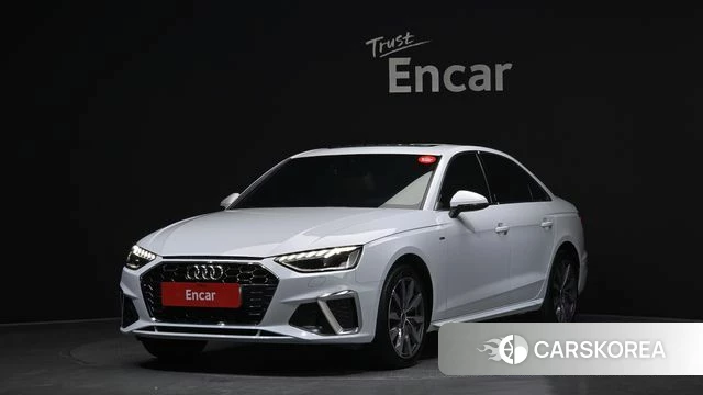 Audi A4 (B9) 2023 Белый из Кореи