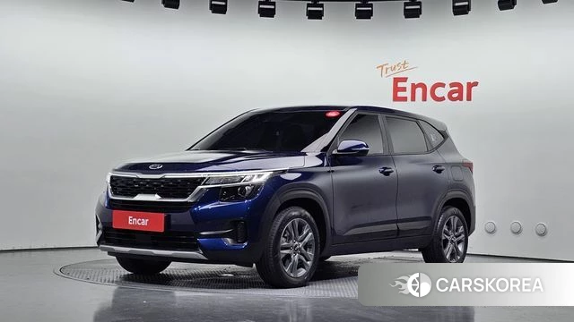 Kia Seltos 2021 Синий из Кореи