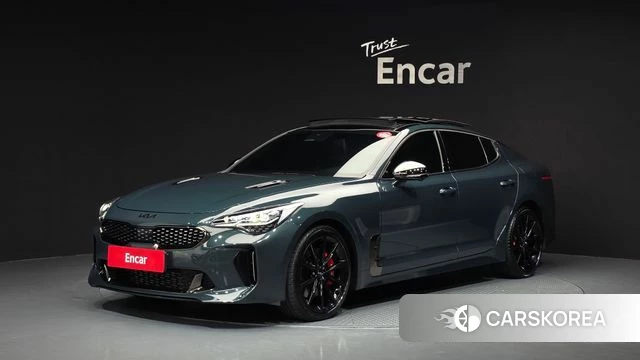 Kia Stinger Meister 2022 Темно-зеленый из Кореи