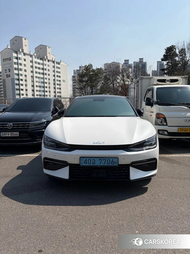 Kia EV6 2024 Белый из Кореи