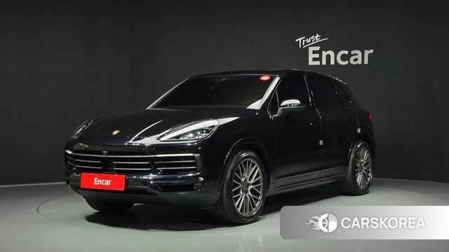 Porsche Cayenne (PO536) 2022 Черный из Кореи