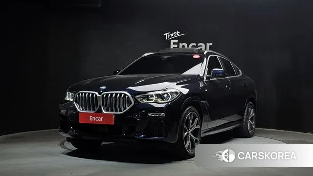 BMW X6 (G06) 2021 Черный из Кореи