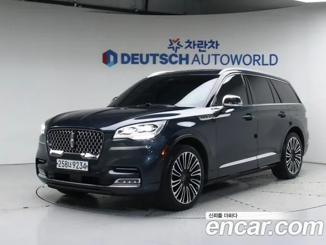 Lincoln Aviator 2nd generation 2020 Синий из Кореи