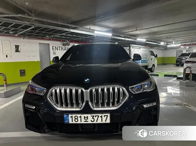 BMW X6 (G06) 2021 Черный из Кореи