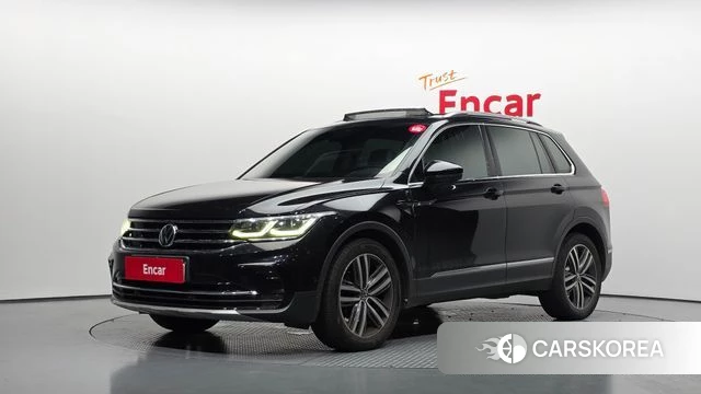 Volkswagen Tiguan second Generation 2021 Черный из Кореи