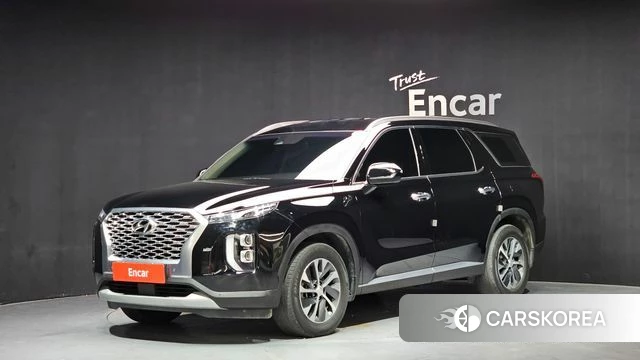 Hyundai Palisade 2021 Черный из Кореи