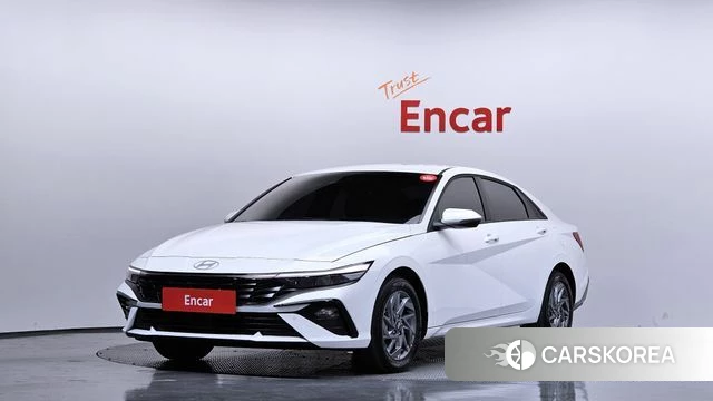 Hyundai The New Avante (CN7) 2025 Белый из Кореи