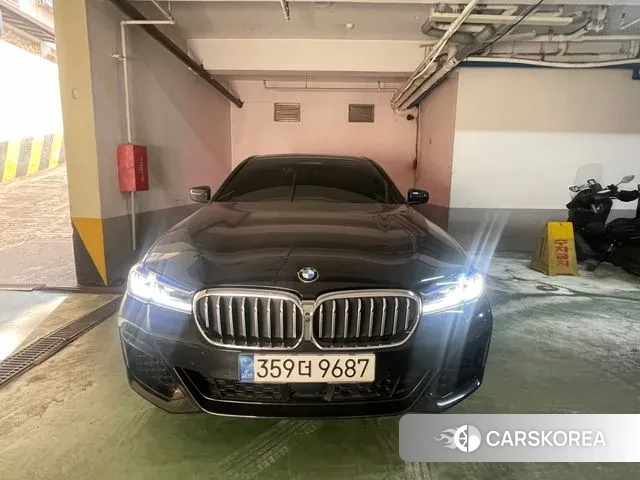 BMW 5 Series (G30) 2021 Синий из Кореи