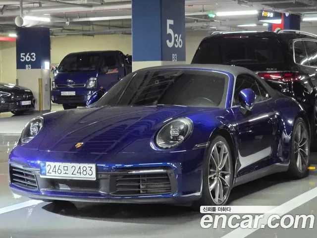 Porsche 911(992) 2020 Синий из Кореи