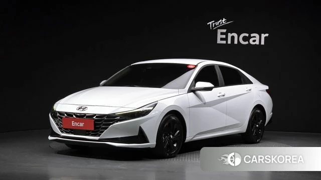 Hyundai Avante (CN7) 2023 Белый из Кореи