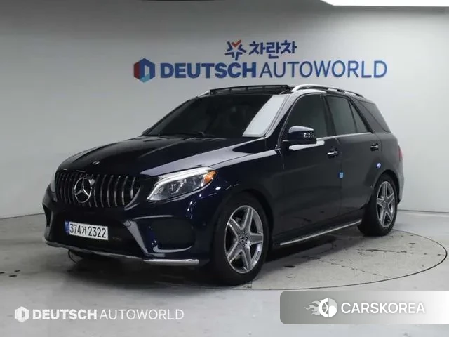 Mercedes-Benz GLE - Class W166 2018 Синий из Кореи