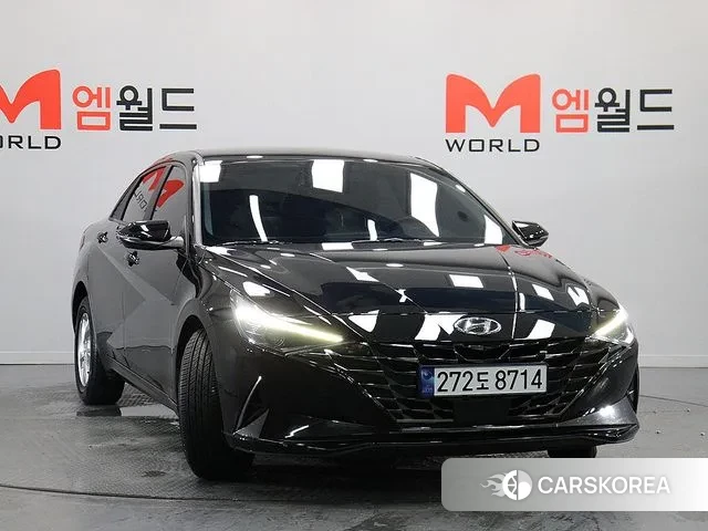 Hyundai Avante (CN7) 2021 Черный из Кореи