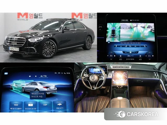 Mercedes-Benz S-Class W223 2021 Черный из Кореи