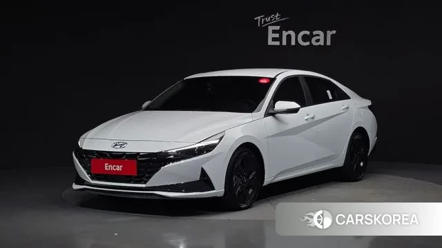 Hyundai Avante (CN7) 2022 Белый из Кореи