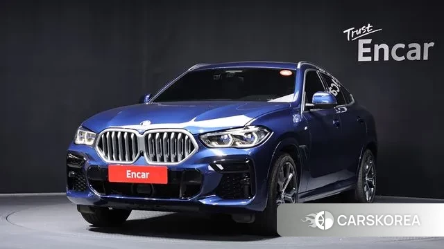 BMW X6 (G06) 2023 Синий из Кореи