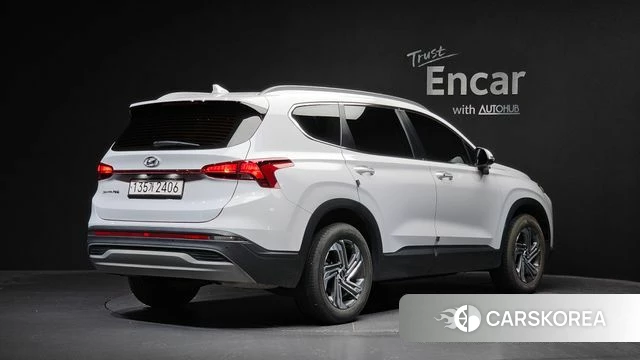 Hyundai The New Santa Fe 2021 Белый из Кореи