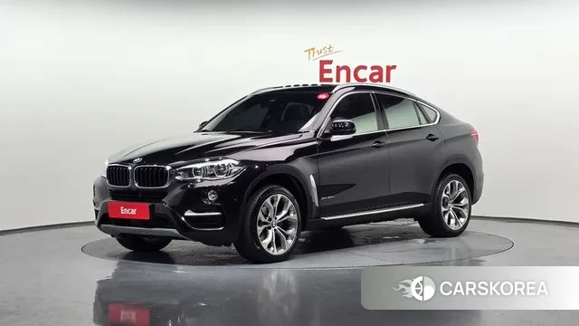 BMW X6 (F16) 2019 Черный из Кореи