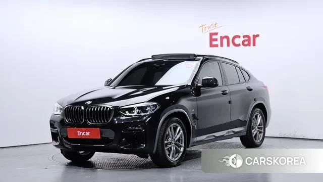 BMW X4 (G02) 2021 Черный из Кореи