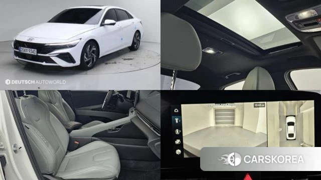 Hyundai The New Avante (CN7) 2024 Белый из Кореи