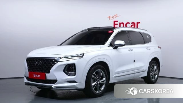 Hyundai Santa Fe TM 2019 Белый из Кореи
