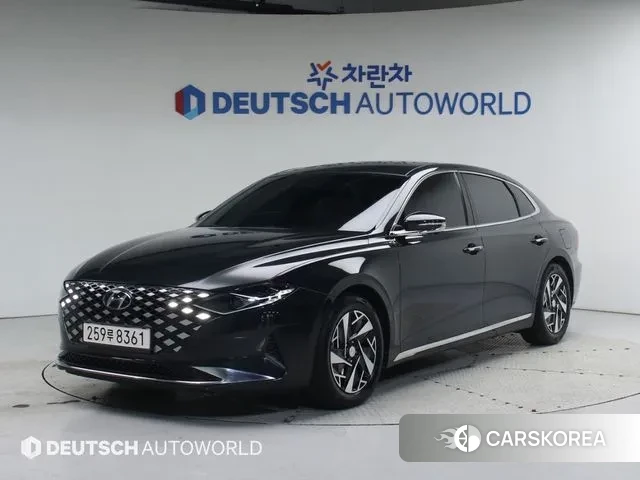 Hyundai The New Grandeur IG Hybrid 2020 Черный из Кореи