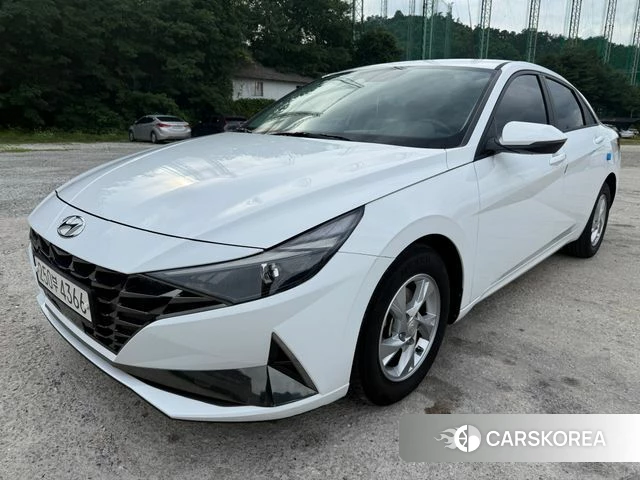 Hyundai Avante (CN7) 2020 Белый из Кореи