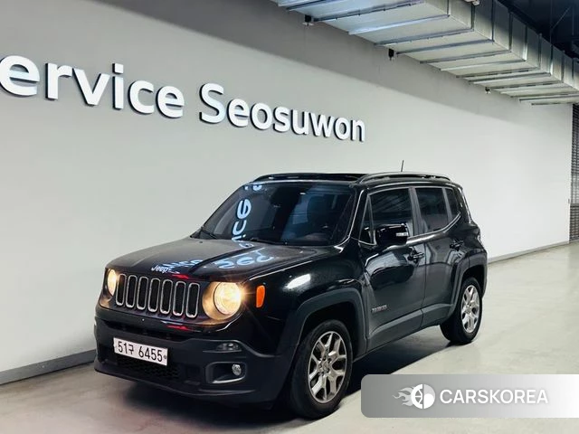 Jeep Renegade 2018 Черный из Кореи