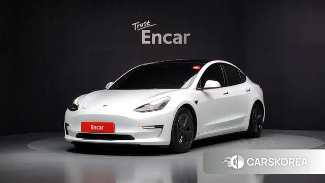 Tesla Model 3 2022 Белый из Кореи