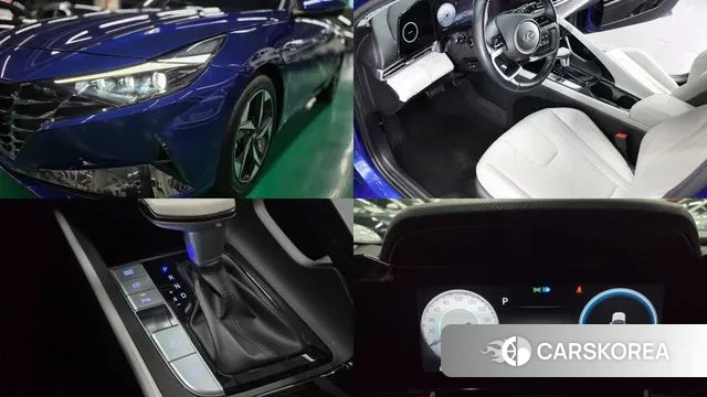 Hyundai Avante (CN7) 2020 Синий из Кореи