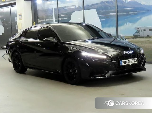 Hyundai Avante (CN7) 2022 Черный из Кореи