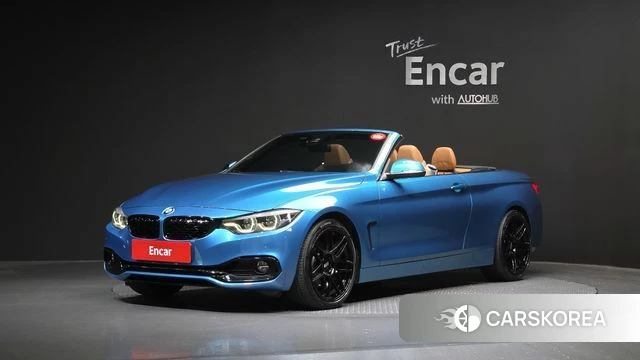 BMW 4 Series (F32) 2018 Небесно-голубой из Кореи
