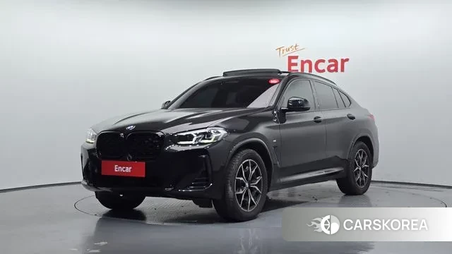 BMW X4 (G02) 2022 Черный из Кореи