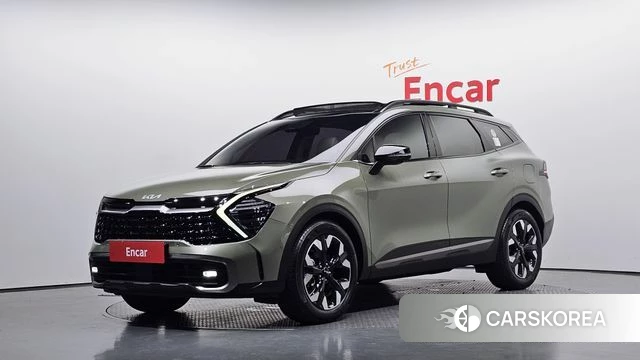 Kia Sportage 5th Generation 2023 Темно-зеленый из Кореи