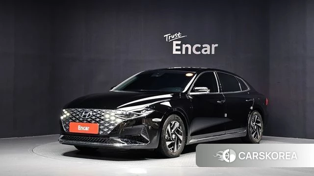 Hyundai The New Grandeur IG Hybrid 2020 Черный из Кореи