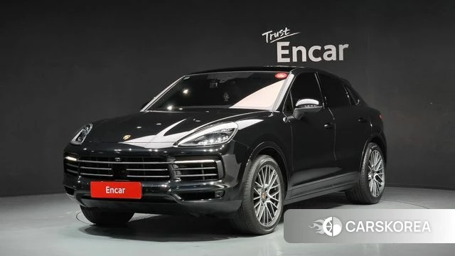 Porsche Cayenne (PO536) 2023 Черный из Кореи